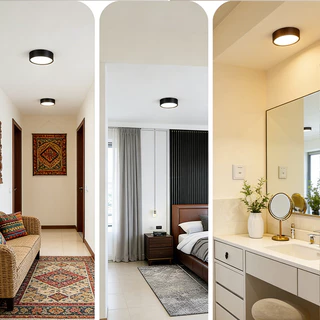 【ซื้อ 1 แถม 1】3 สี LED ดาวน์ไลท์ มินิ downlights สำหรับใช้ในบ้าน ห้องนั่งเล่น โคมไฟดาวน์ไลท์ ภายใน โคมไฟเพดาน ไฟสปอร์ตไล