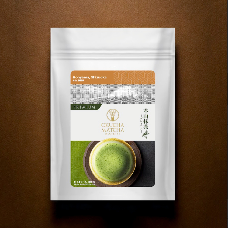 Honyama Matcha มัทฉะ เกรดพรีเมี่ยมนำเข้าจากญี่ปุ่น Okucha Matcha