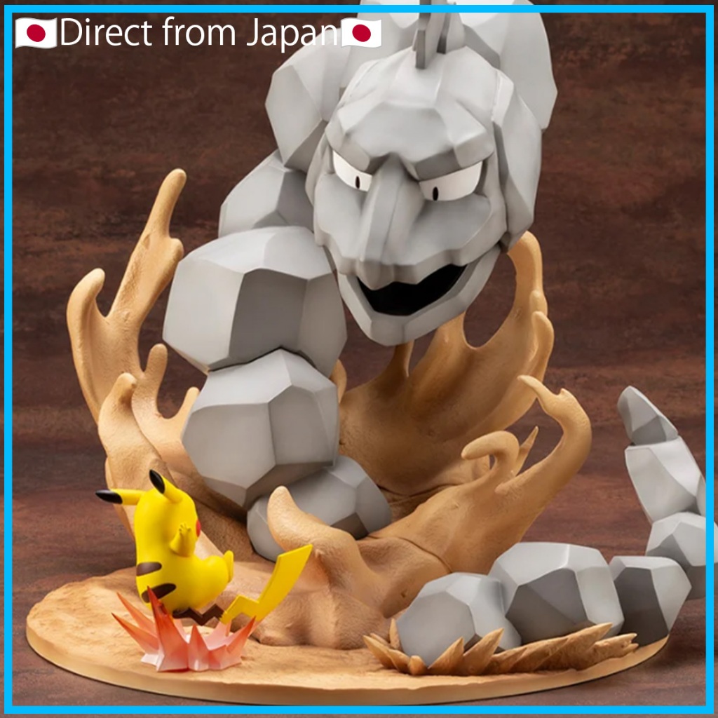 [Pokemon Card Game] Onix VS. Pikachu 1/8 Scale / Pokemon Center Original Figure 【Direct from Japan】