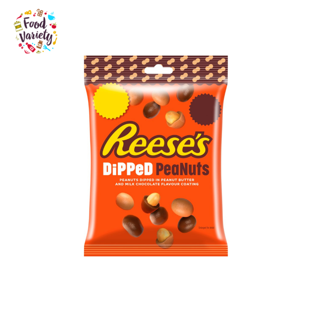 [BestBefore14-Apr-2026] Reeses Dipped Chocolate Peanuts 68g