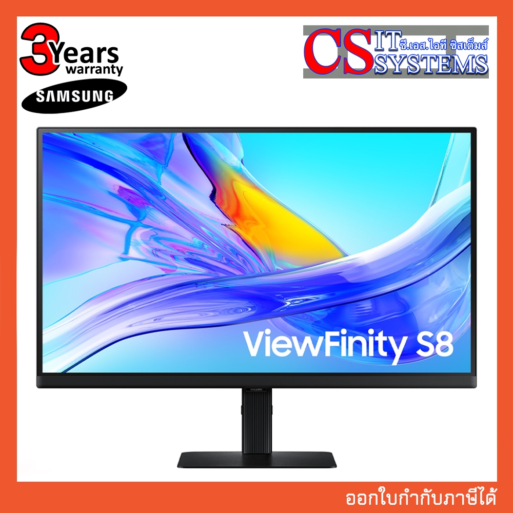 MONITOR SAMSUNG VIEWFINITY S8 27" 4K IPS 60Hz