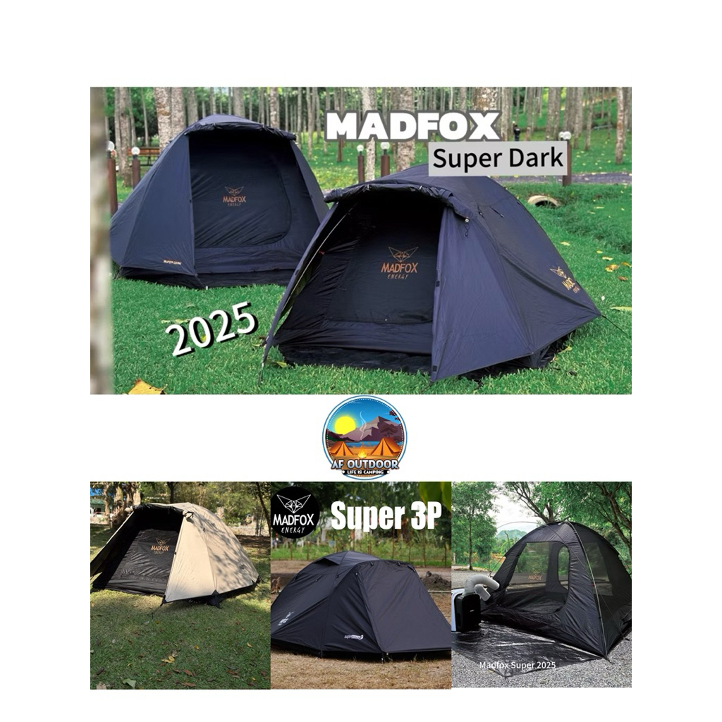 💥มีส่งด่วน💥เต็นท์ Madfox Super 3P,5P  gen 8ขนาดนอน 3,5 คน พกพาง่าย