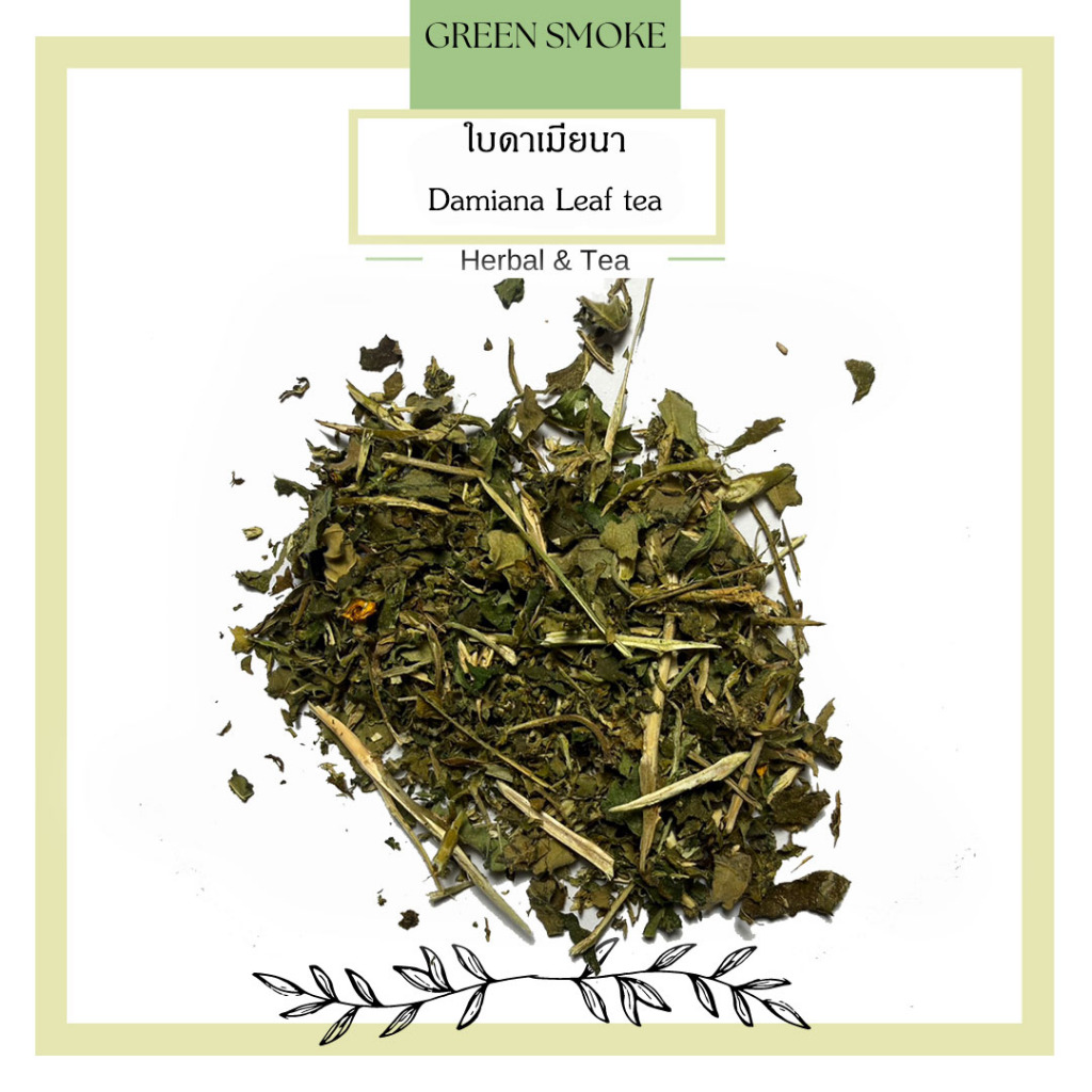 Organic Damiana Leaf Tea ใบดาเมียนา Turnera Diffusa