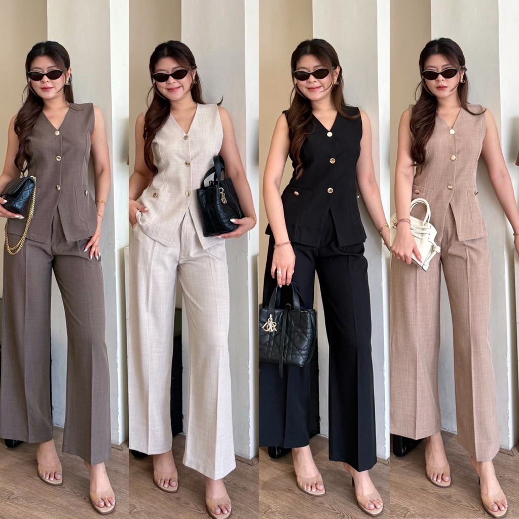 B47 ชุดเซทแฟชั่นผู้หญิงพร้อมส่ง