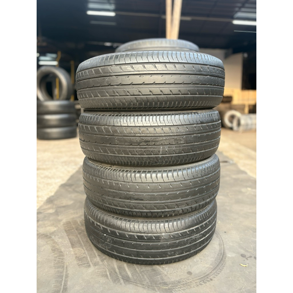 ยาง % 185/60R15 Yokohama ปี 22 ไร้ปะ (ราคาต่อเส้น)