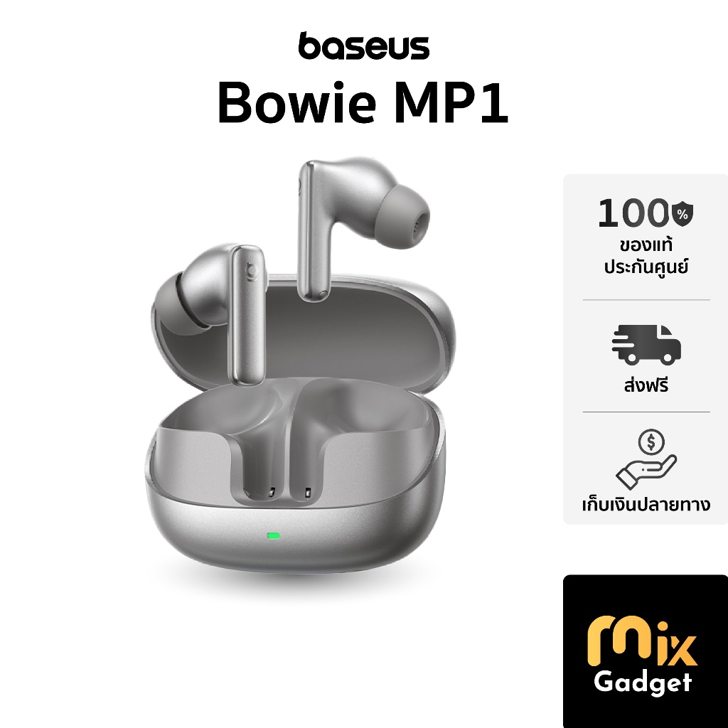 Baseus Bowie MP1 True Wireless Dual Mic ใส่สบาย คุยชัด