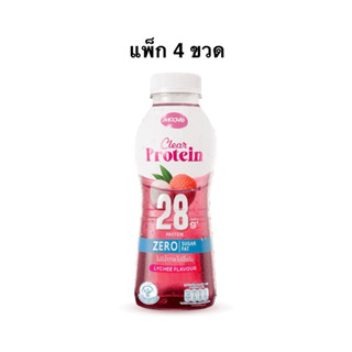 [แพ็ก 4 ขวด] มูฟ เครื่องดื่มโปรตีนใส 400มล. รสองุ่นเคียวโฮ/ล…