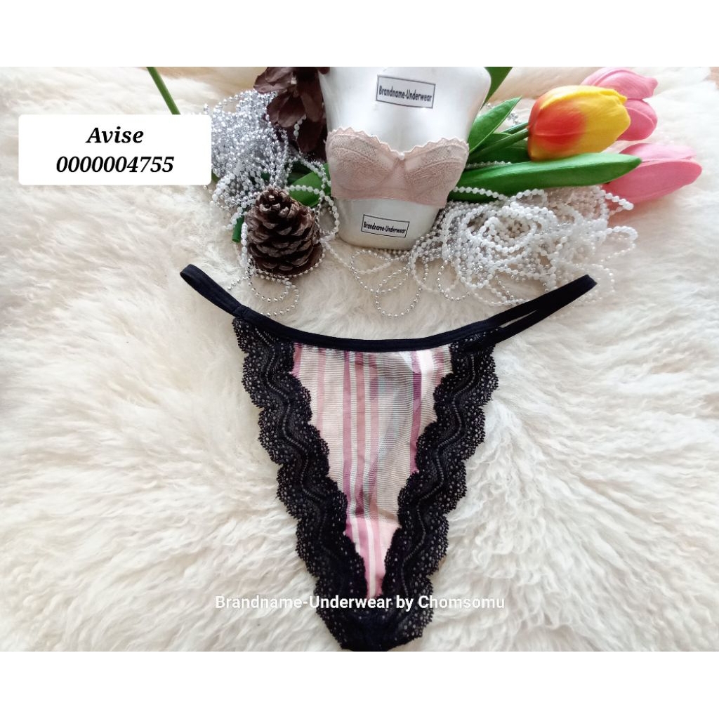 ❤️vise Size XS,S,M,L,XL  ชุดชั้นในแบรนด์เนม/กางเกงใน จีสตริง G-string 0000004755