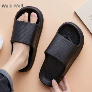🔥โปรโมชัน ซื้อ1แถม1 |WalkWellรองเท้าแตะผู้ชาย EVA กันลื่น กันน้ำ แห้งเร็ว เย็นสบาย ใส่หน้าร้อน เล่นน้ำสงกรานต์💦