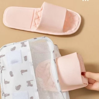 บ้าน Foldable รองเท้าแตะ Anti Slip สวม Soft แต่เพียงผู้เดียวเงียบห้องน้ำรองเท้าแตะ