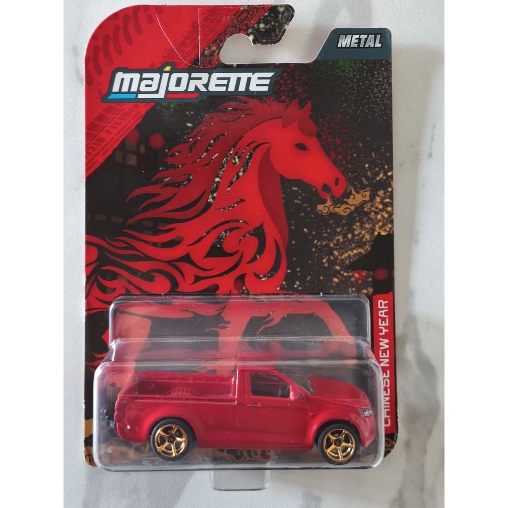 รถโมเดล Majorette Isuzu DMax คันสีแดง