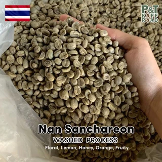 [พร้อมส่ง] สารกาแฟอราบิก้า น่าน Nan Sanchareon Doi SuanYaLuang .Washed Process รวม บรรจุ 500g - 1 kg. P&T KoffRoad