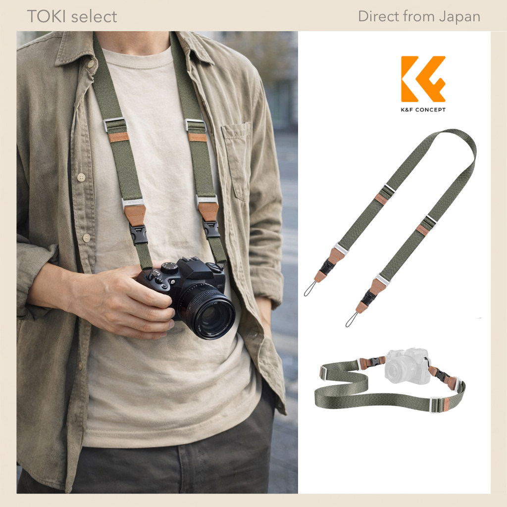 K&F Concept Camera Strap Neck Shoulder Strap 32mm Adjustable Fujifilm X100 Series Compatible