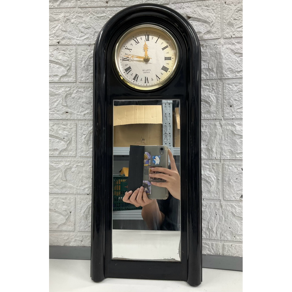 [นาฬิกามือสองญี่ปุ่น] #W58 นาฬิกาแขวน จอกระจก บอดี้พลาสติก นาฬิกา clock