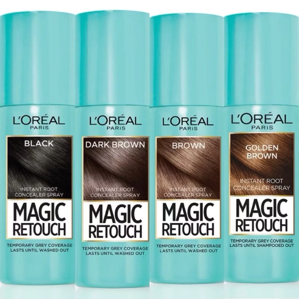 Loreal Magic Retough สเปรย์เปลี่ยนสีผม, ปิดผมขาว 75มล.