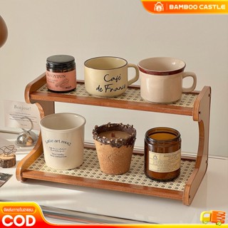 🐼ชั้นวางอเนกประสงค์ ชั้นวางของบนโต๊ะ ชั้นจัดระเบียบบนโต๊ะทำง…