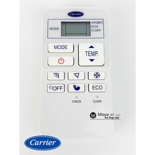 รีโมทแอร์แคเรีย CARRIER รหัส 43T6V694 ( WC-UA04NE ) รีโมทคอนโทรล แอร์แคเรียร์ แท้จากศูนย์ฯ ตรงรุ่น 42TSGS013 , TEVGB013