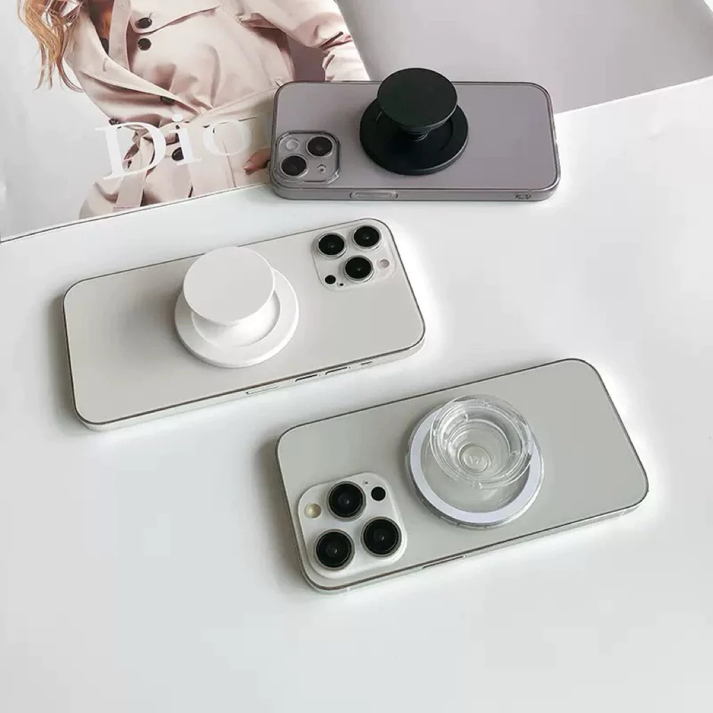 (ส่งทันที) Supercase | Magnatic Griptok Popsocket สีพื้น ขาตั้งมือถือ หน้าเรียบ