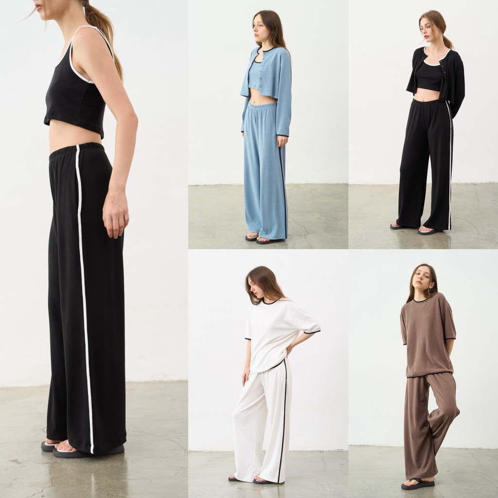 picht Hem Knit Flow track pants กางเกงขายาว