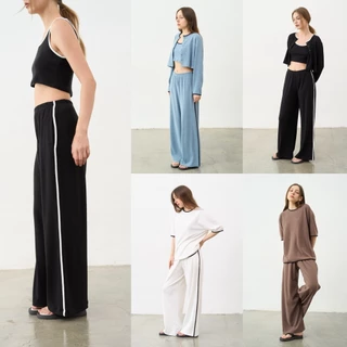 picht Hem Knit Flow track pants กางเกงขายาว