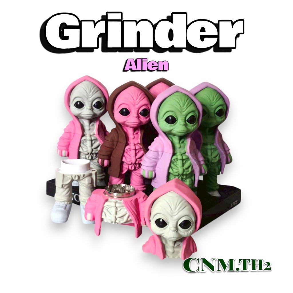 Grinder Alien ที่บดรูปทรงมนุษย์ต่างดาว พร้อมส่งในไทย