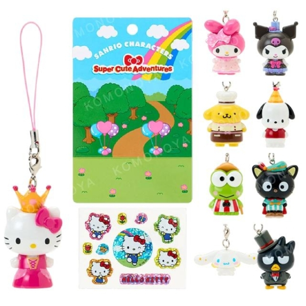 ชุดสายคล้องและสติกเกอร์ mx sanrio (Super Cute Adventures: My Dream Smartphone)