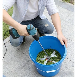 ชุดเครืองสับผัก สับอาหารสัตว์ ใบมีด พร้อมแกน Vegetable and animal feed chopper set, including blades and shaft.