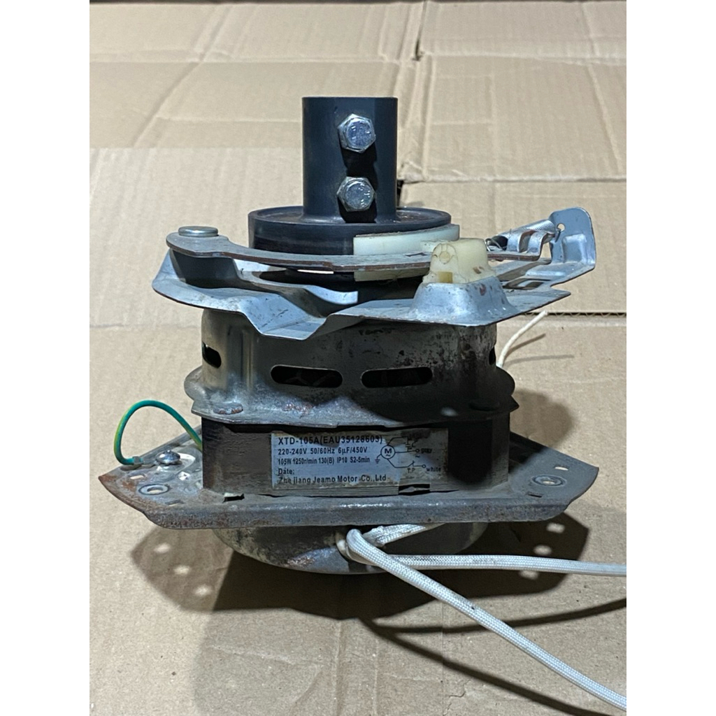 มอเตอร์เครื่องซักผ้า ถังปั่นแห้งแอลจี LG XTD-105A แท้มือสอง