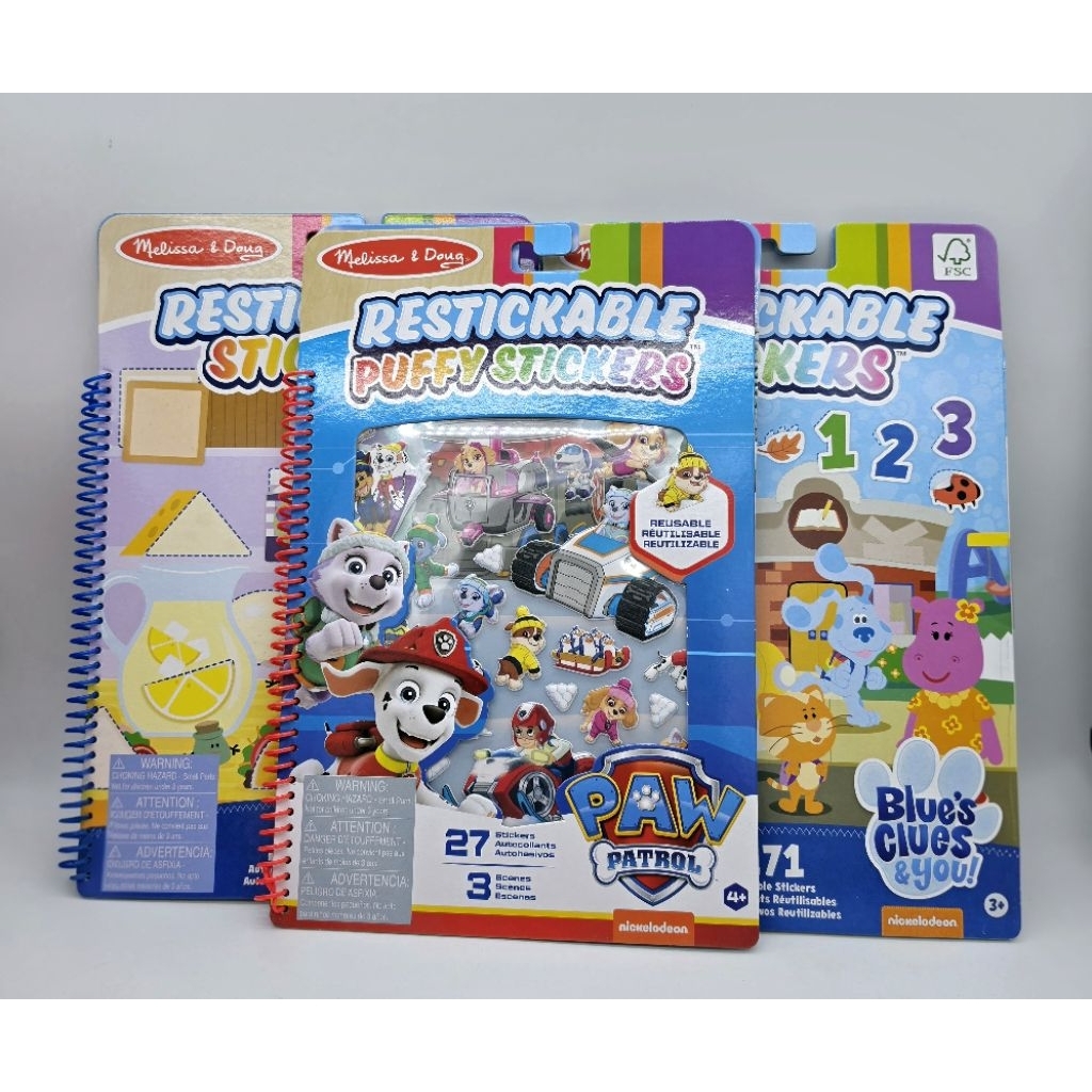 สมุดสติกเกอร์ busybook สติกเกอร์ ลอกติดซ้ำได้