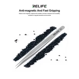 แหนบ RELIFE T1 High-precision jump-wire tweezers แหนบต่อสาย ความแม่นยำสูง