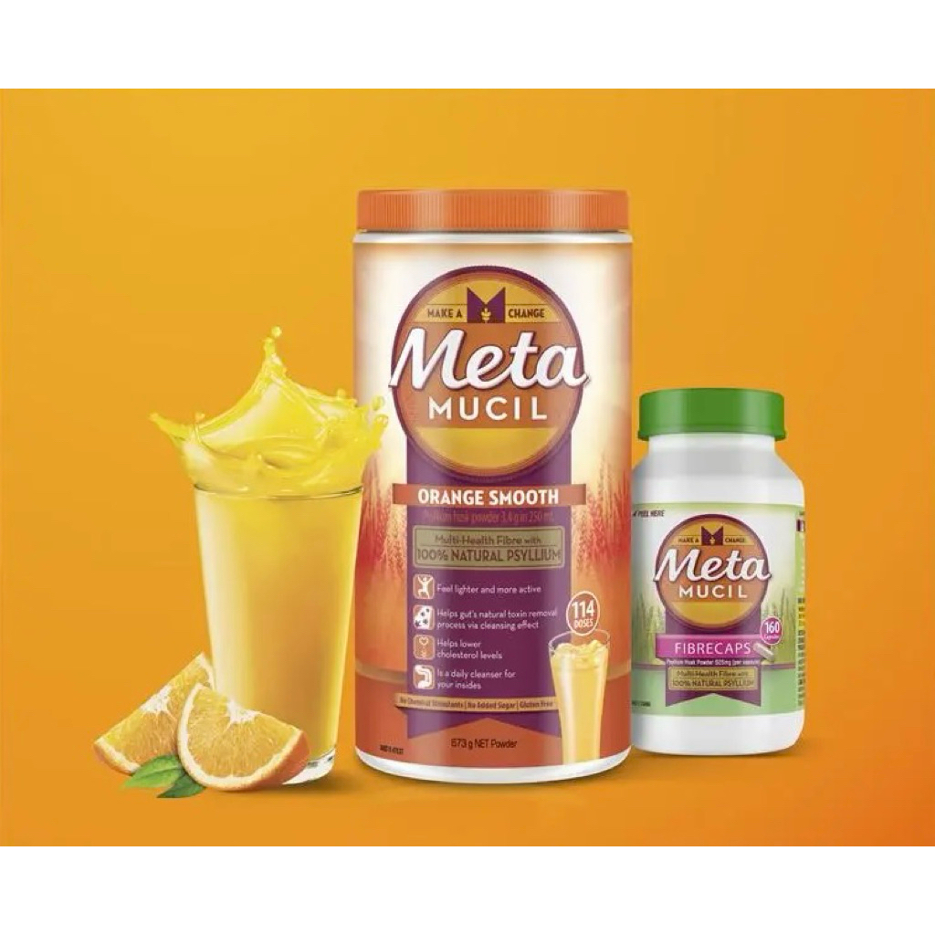 Metamucil Fibre Supplement Capsules or Powder Exp.06/27