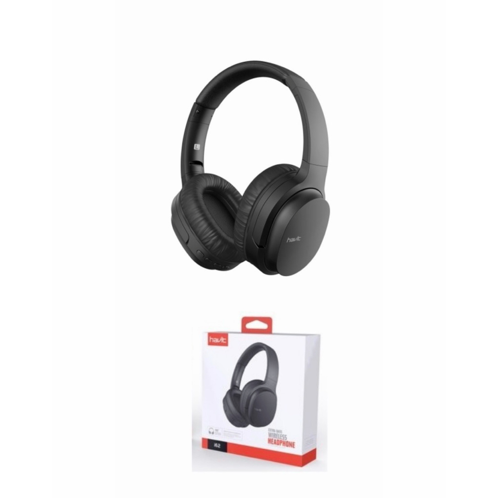 HAVIT Headphone Bluetooth หูฟังบลูทูธำร้สาย หูหังครอบหูI62 Headphone Bluetooth หูฟังบลูทูธไร้ สาย หู