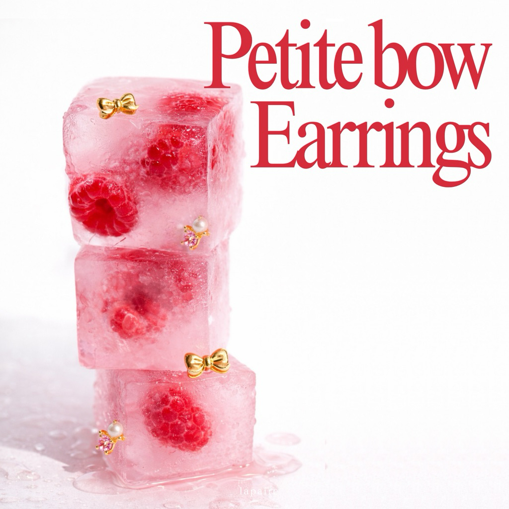 Lapaire | Petite bow earring set ต่างหู ต่างหูเซ็ท (4ชิ้น)