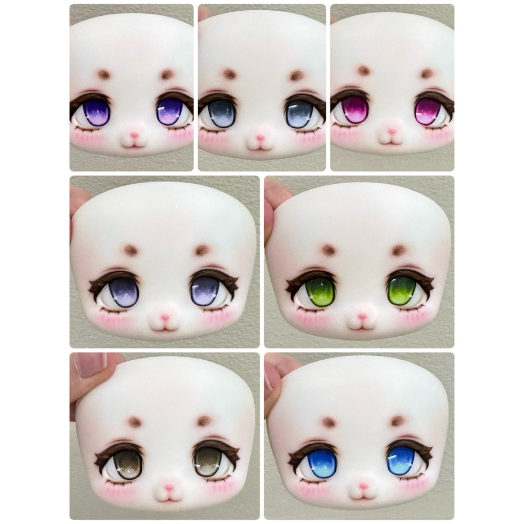 [พร้อมส่ง] ตาสติกเกอร์UV ตา BJD ตาอนิเมะ 20mm 18mm