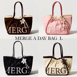 [ของแท้100%]MERGE A DAY BAG กระเป๋าถือ สะพายข้าง✨มินิมอล งานเย็บละเอียด💯หลายสี พร้อมส่งด่วน📦