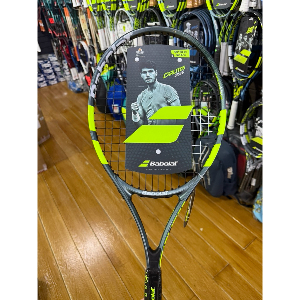 ไม้เทนนิส BABOLAT CARLITOS JUNIOR 25 นิ้ว หน้าไม้ 100 น้ำหนัก 230 กรัม