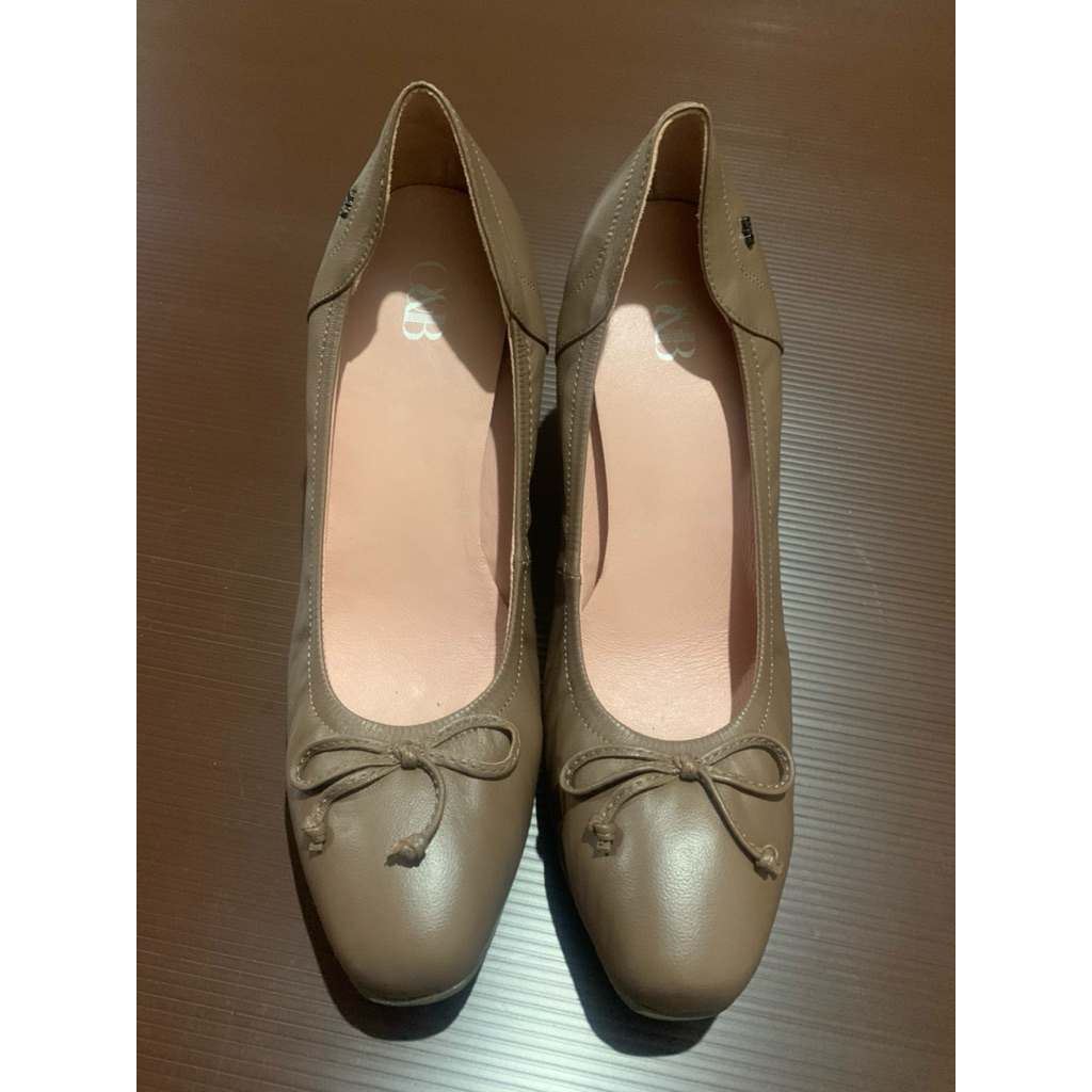 (USED) รองเท้า O&B รุ่น Audrey Wedge สี Whisky size 44 (27 cm.)