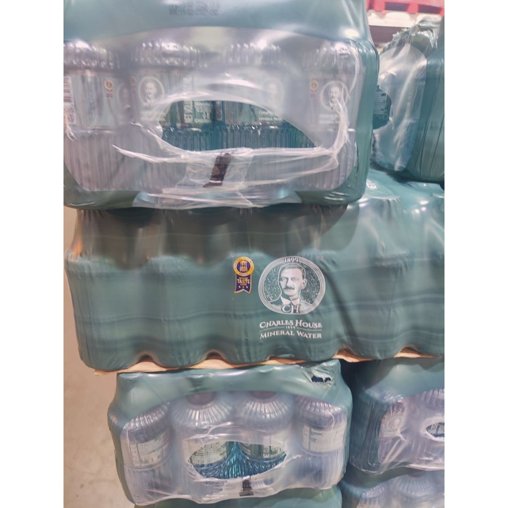 ขวดมินิ 350 ML. แพคละ 24 ขวด น้ำแร่ชาร์ลส์ เฮาส์ น้ำแร่ธรรมชาติ จากเทือกเขาพนมดงรัก 350 Ml.