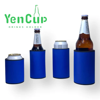 ปลอกเก็บความเย็น ปลอกเบียร์ สีล้วน สีสวย สดใส แพ็ค 12 ชิ้น มี 7 สี 4 ไซส์ Stubby holder