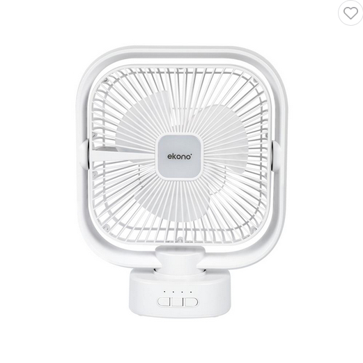 พัดลมพกพา 8 นิ้ว EKONO EK-PTB05 สีขาว