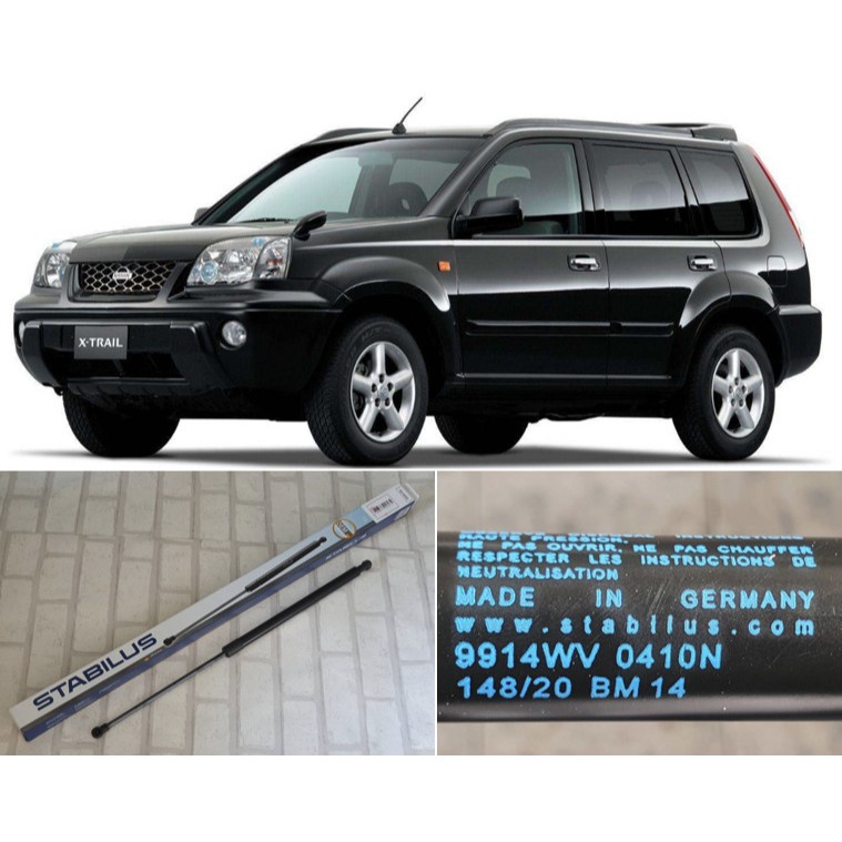โช๊คฝาท้าย / โช๊คประตูหลัง ( 1 ข้าง ) Nissan X-Trail T30 ( 2001 - 2007 ) / OE 90450EQ300 / Stabilus 