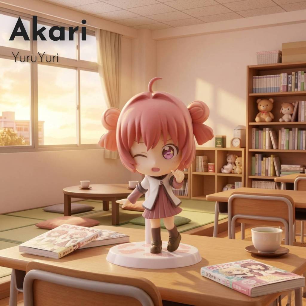 อาคาริ อาคาซะ Akari Akaza Yuru Yuri คลับบ้าฮาต๊อง Ichiban Kuji Figure ฟิกเกอร์ (ของแท้ มือ 1)