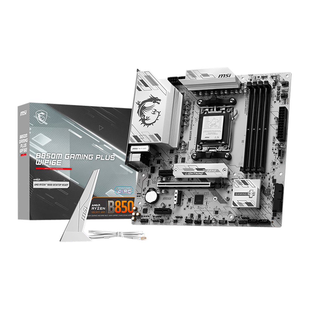 MAINBOARD (เมนบอร์ด) MSI B850M GAMING PLUS WIFI6E - AMD SOCKET AM5 DDR5 MICRO-ATX