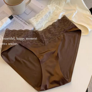 🤎M-L💥 กางเกงชั้นในลูกไม้ สไตล์เซ็กซี่ เนื้อผ้าเรียบลื่น เป้า…