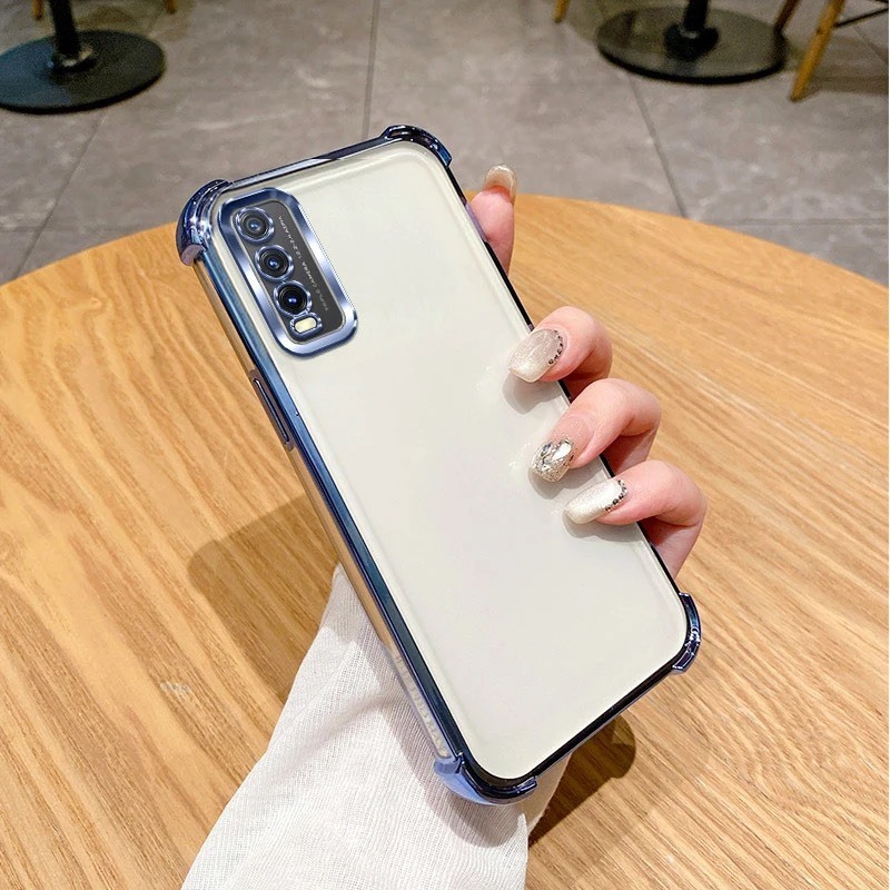 เคส ขอบสี กันกระแทก สำหรับ Vivo Y20 Y20S Y12A Y12S Y3S   MM9