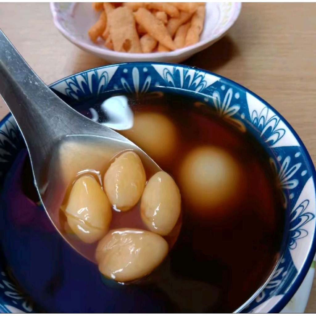 แปะก๊วยไม่มีเปลือกต้มสุกพร้อมทำขนมอร่อย500กรัม