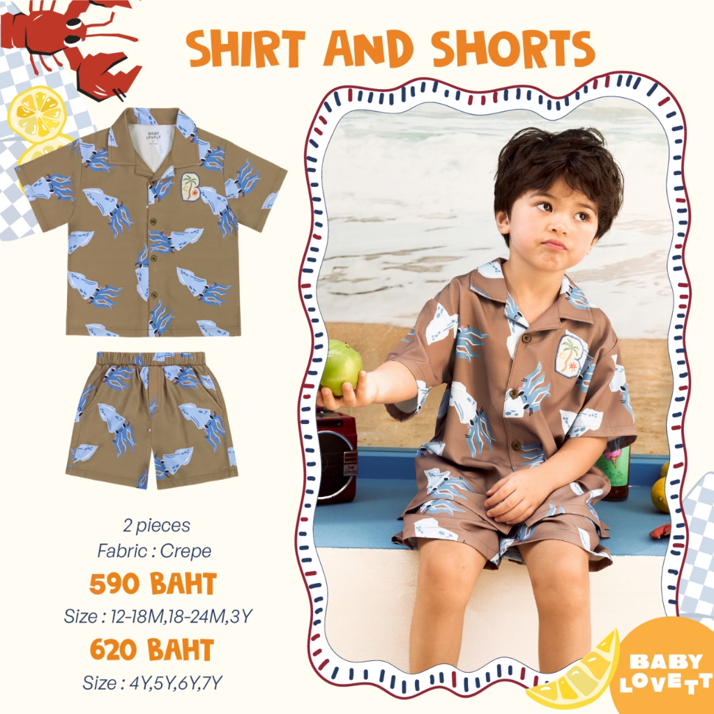 [Babylovett] 04 Salty Summer - Shirt and Shorts