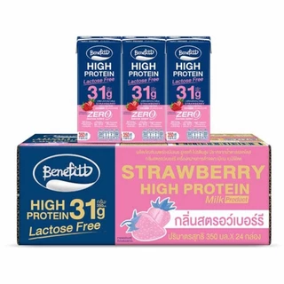 เบนิฟิตต์ ไฮโปรตีน ขนาด 350 มล. ยกลัง 24 กล่อง EXP.12/12/69