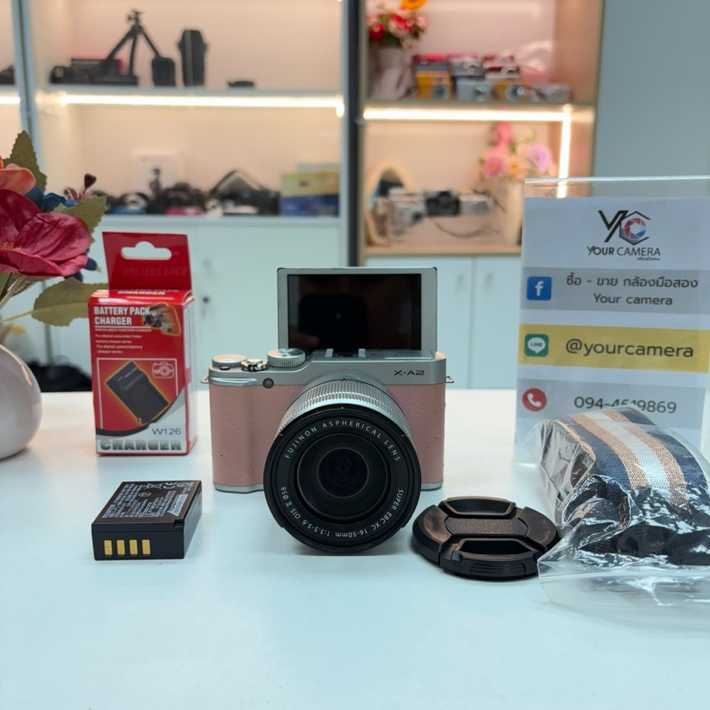กล้อง ☘️Fuji Xa2 + 16-50mm(พร้อมส่ง)