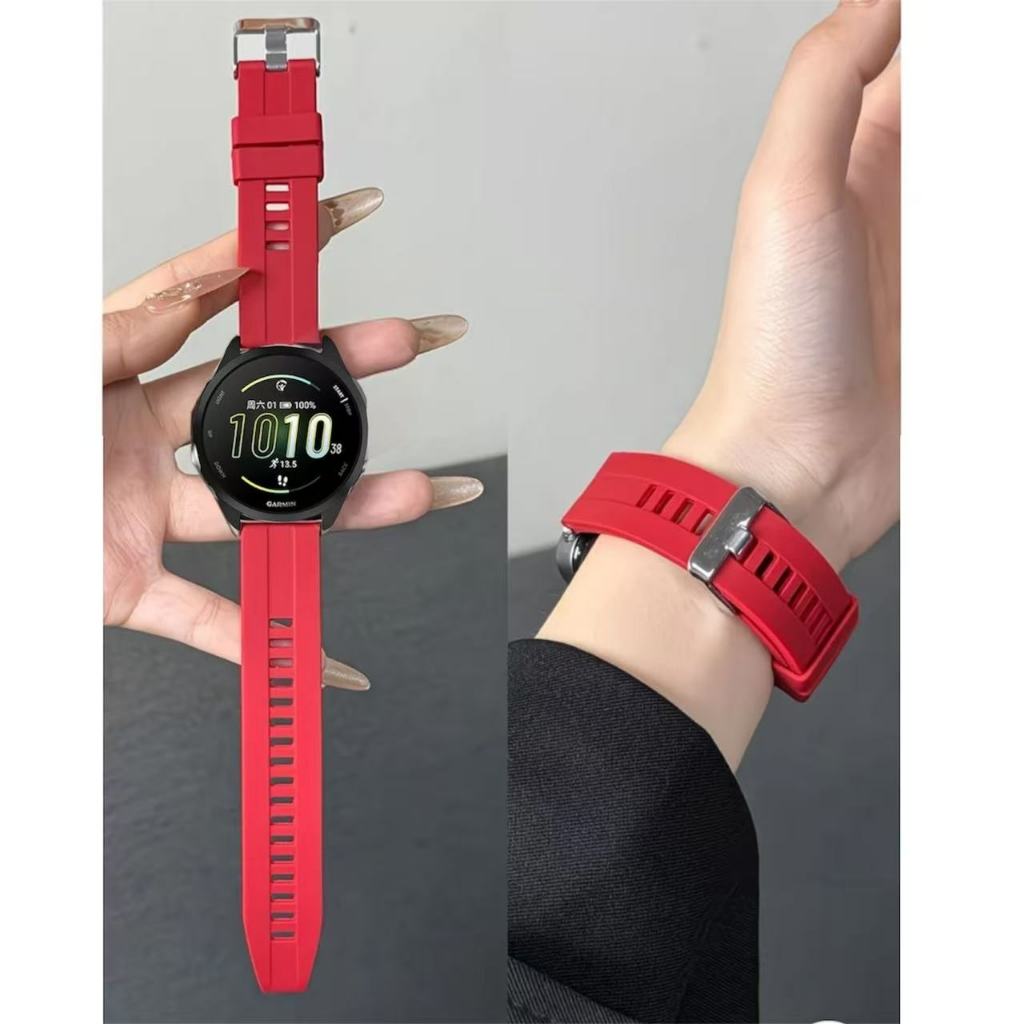 สายนาฬิกาGarmin forerunner570 47mm 265 255 venu2 45mm venu3 45mm venu4 45mm vivoactive4สายนาฬิกา22mm